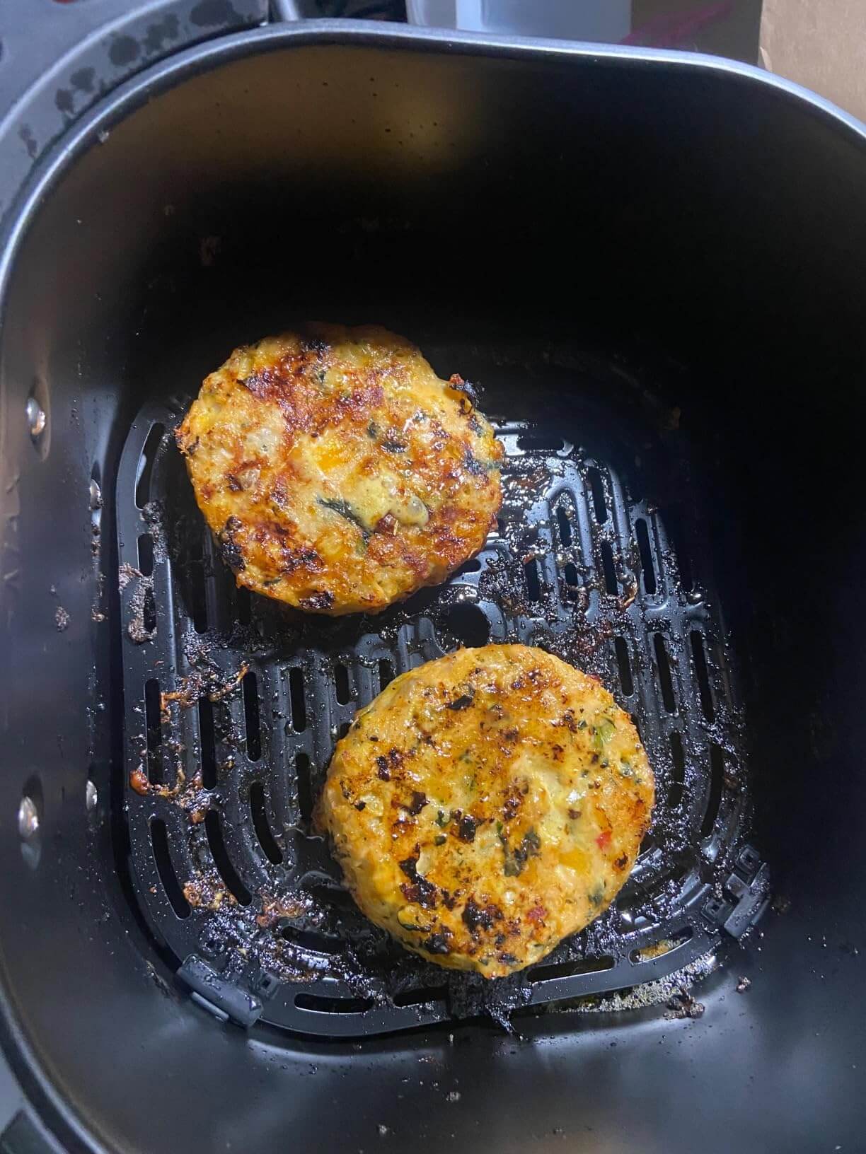 chicken-patties-in-paris-hilton-air-fryer